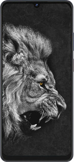 Силиконовый чехол Лев для ZTE Blade V50 Vita - 1080u-3813 изображение 