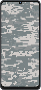 Силиконовый чехол Камуфляж для ZTE Blade V50 Vita - 1085u-3813 изображение 