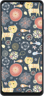 Силиконовый чехол Котята v4 для ZTE Blade V50 Vita - 1224u-3813 изображение 