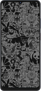 Силіконовий чехол Чорно-сірий стікер бомбінг для ZTE Blade V50 Vita - 2432u-3813 изображение 