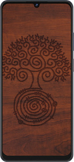 Силиконовый чехол Узор дерева для ZTE Blade V50 Vita - 4119u-3813 изображение 