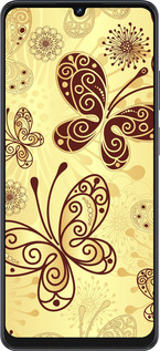 Силиконовый чехол Красивые бабочки для ZTE Blade V50 Vita - 4170u-3813 изображение 