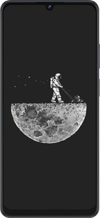 Силиконовый чехол Moon in dark для ZTE Blade V50 Vita - 4176u-3813 изображение 