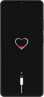 Силиконовый чехол Подзарядка сердца для ZTE Blade V50 Vita - 4274u-3813 изображение 