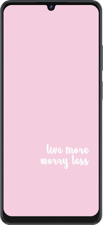 Силиконовый чехол Живи больше для ZTE Blade V50 Vita - 4347u-3813 изображение 