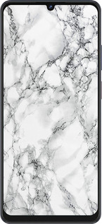 Силиконовый чехол Мрамор белый для ZTE Blade V50 Vita - 4480u-3813 изображение 