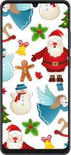 Силіконовий чехол Новорічний 1 для ZTE Blade V50 Vita - 4614u-3813 изображение 