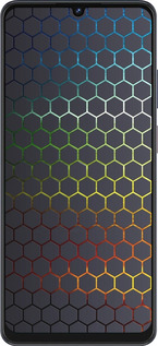 Силиконовый чехол Переливающиеся соты для ZTE Blade V50 Vita - 498u-3813 изображение 