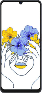 Силиконовый чехол Девушка v4 для ZTE Blade V50 Vita - 5276u-3813 изображение 