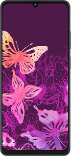 Силиконовый чехол Бабочки v2 для ZTE Blade V50 Vita - 5475u-3813 изображение 