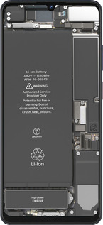 Силиконовый чехол Детали смартфона для ZTE Blade V50 Vita - 5487u-3813 изображение 