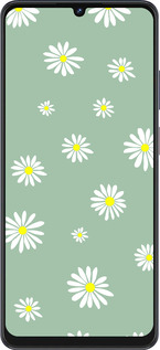 Силиконовый чехол Ромашки v4 для ZTE Blade V50 Vita - 5603u-3813 изображение 