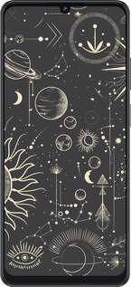 Силиконовый чехол Фаза луны для ZTE Blade V50 Vita - 5605u-3813 изображение 