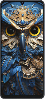 Силиконовый чехол Сова v2 для ZTE Blade V50 Vita - 5649u-3813 изображение 