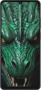 Силиконовый чехол Зелёный дракон v2 для ZTE Blade V50 Vita - 5817u-3813 изображение 