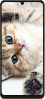 Силиконовый чехол Котик для ZTE Blade V50 Vita - 6024u-3813 изображение 