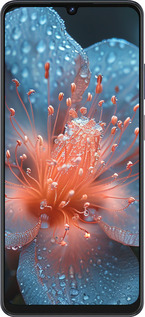 Силиконовый чехол Роса на цветке для ZTE Blade V50 Vita - 6039u-3813 изображение 