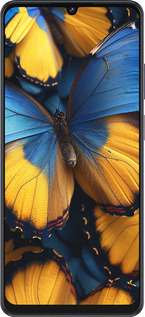 Силіконовий чехол Жовто-блакитні метелики для ZTE Blade V50 Vita - 6046u-3813 изображение 