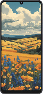 Силиконовый чехол Украинское поле для ZTE Blade V50 Vita - 6082u-3813 изображение 