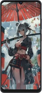 Силіконовий чехол Гейша-воїн для ZTE Blade V50 Vita - 6124u-3813 изображение 