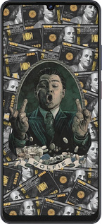 Силиконовый чехол Волк с валл стрит для ZTE Blade V50 Vita - 6287u-3813 изображение 