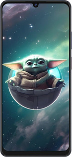 Силиконовый чехол Малышь йода для ZTE Blade V50 Vita - 6294u-3813 изображение 