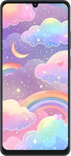 Силиконовый чехол Облака и радуга для ZTE Blade V50 Vita - 6312u-3813 изображение 