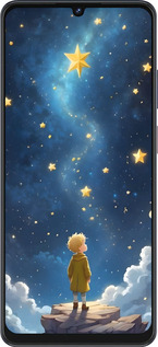 Силиконовый чехол Маленький принц для ZTE Blade V50 Vita - 6326u-3813 изображение 