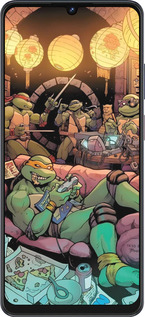 Силиконовый чехол Черепашки нинзя для ZTE Blade V50 Vita - 6346u-3813 изображение 