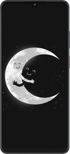 Силиконовый чехол Лунные объятия для ZTE Blade V50 Vita - 6508u-3813 изображение 