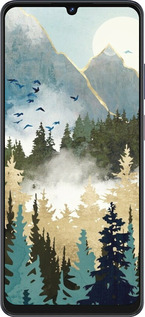 Силиконовый чехол С изображением лесного пейзажа для ZTE Blade V50 Vita - 6548u-3813 изображение 