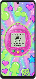 Силиконовый чехол Y2K Aesthetic Retro Pet: Годуй мене кавою для ZTE Blade V50 Vita - 6784u-3813 изображение 
