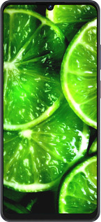 Силиконовый чехол Зелёные дольки лимона для ZTE Blade V50 Vita - 852u-3813 изображение 