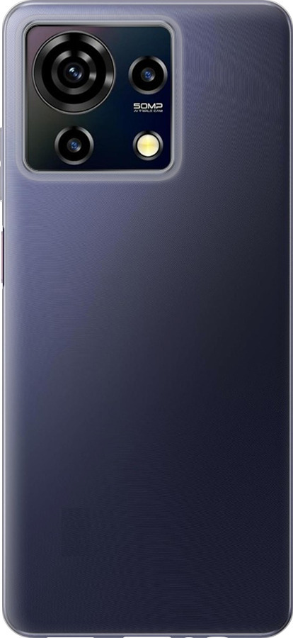 Силиконовый чехол Прозрачный для ZTE Blade V50 Vita - 5636u-3813 изображение 