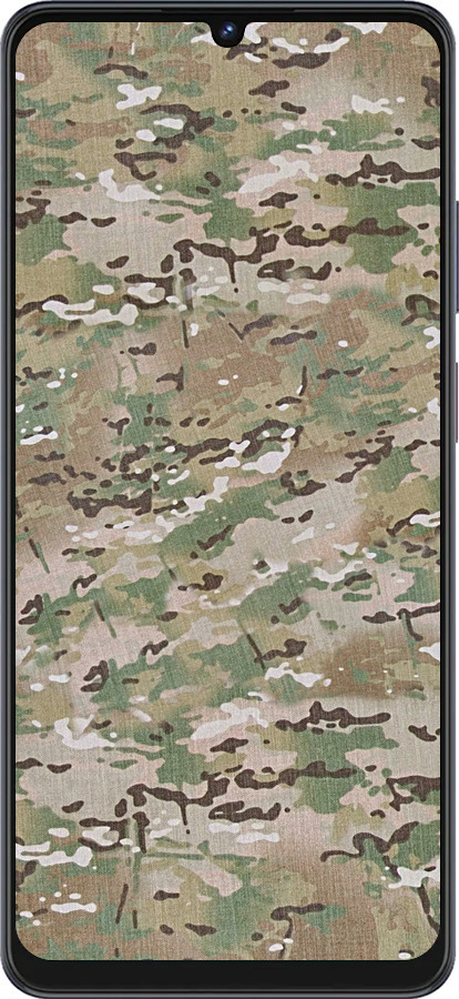 Силиконовый чехол Камуфляж v5 для ZTE Blade V50 Vita - 1201u-3813 изображение 