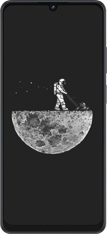 Силиконовый чехол Moon in dark для ZTE Blade V50 Vita - 4176u-3813 изображение 