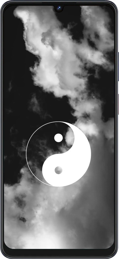 Силиконовый чехол Инь и Янь для ZTE Blade V50 Vita - 4389u-3813 изображение 