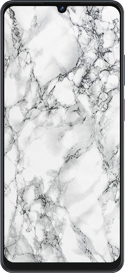 Силиконовый чехол Мрамор белый для ZTE Blade V50 Vita - 4480u-3813 изображение 