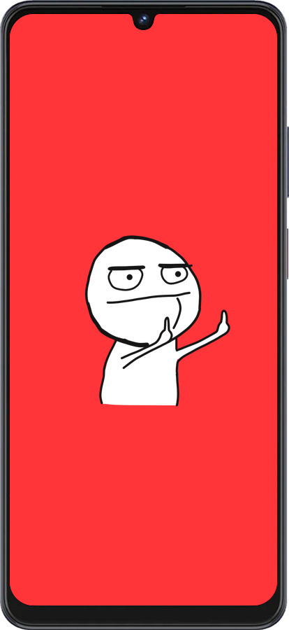 Силиконовый чехол Мем для ZTE Blade V50 Vita - 4578u-3813 изображение 