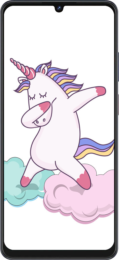 Силиконовый чехол Единорог для ZTE Blade V50 Vita - 4702u-3813 изображение 