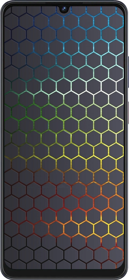 Силиконовый чехол Переливающиеся соты для ZTE Blade V50 Vita - 498u-3813 изображение 