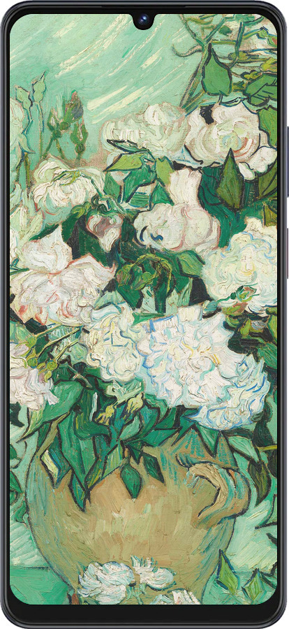 Силіконовий чехол Вінсент Ван Гог. Ваза з трояндами для ZTE Blade V50 Vita - 5543u-3813 изображение 