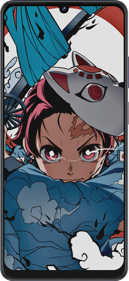 Силіконовий чехол Танджиро Камадо для ZTE Blade V50 Vita - 5574u-3813 изображение 