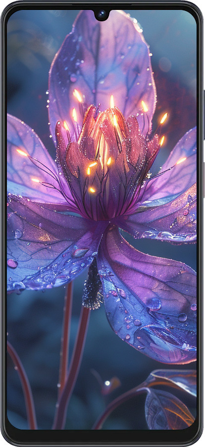 Силиконовый чехол Магический цветок для ZTE Blade V50 Vita - 6038u-3813 изображение 