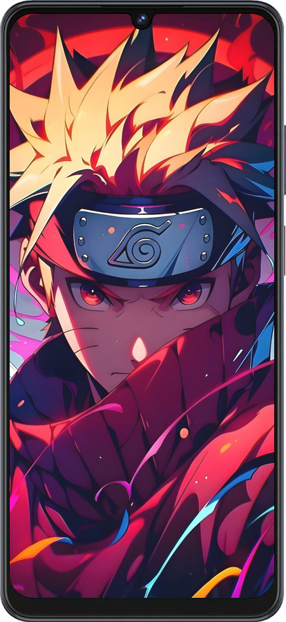 Силиконовый чехол Наруто для ZTE Blade V50 Vita - 6274u-3813 изображение 