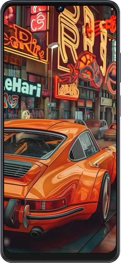 Силиконовый чехол Порше для ZTE Blade V50 Vita - 6334u-3813 изображение 