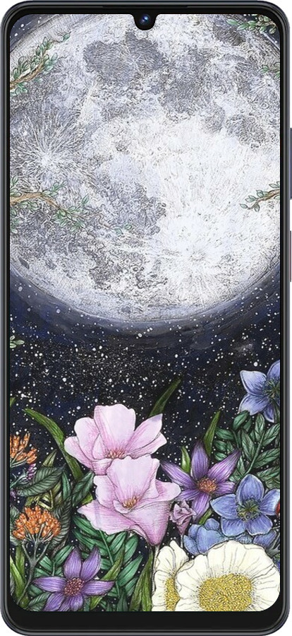 Силиконовый чехол Полночь в саду II для ZTE Blade V50 Vita - 6424u-3813 изображение 