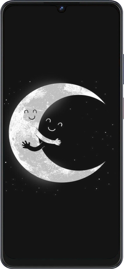 Силиконовый чехол Лунные объятия для ZTE Blade V50 Vita - 6508u-3813 изображение 