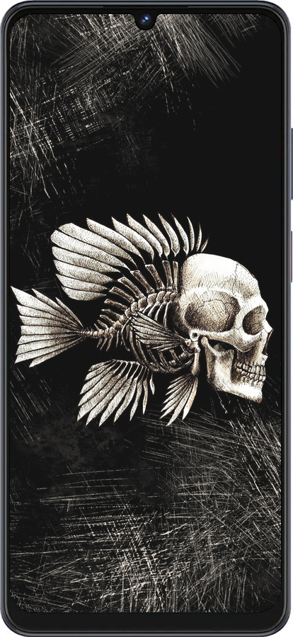 Силиконовый чехол Рыбо-человек для ZTE Blade V50 Vita - 683u-3813 изображение 