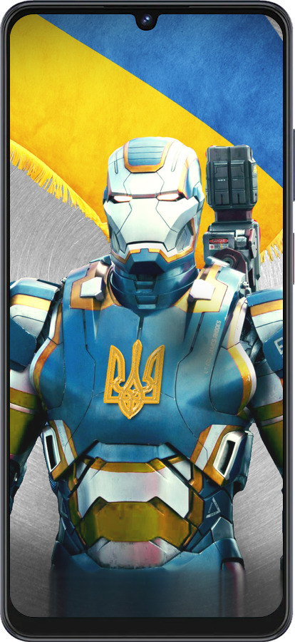 Силіконовий чехол Український кіборг  для ZTE Blade V50 Vita - 980u-3813 изображение 